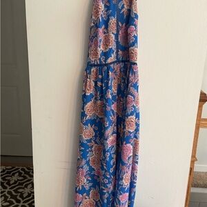 Zesica Floral Blue Maxi Dress